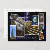 Salisbury Cathedral , UK - montage briefkaart (Voorkant / Achterkant)