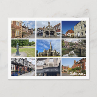 Salisbury Holiday Postcard Feestdagenkaart