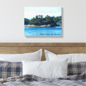 Salish Island Canvas Afdruk (Insitu (Slaapkamer))