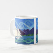 Salish Zee Schooner Koffiemok (Voorkant links)