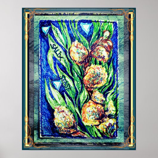 Salix Sense Willow Catkins Poster (Voorkant)