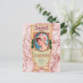  Salko Florida Water Perfume Label Briefkaart (Staand voorkant)