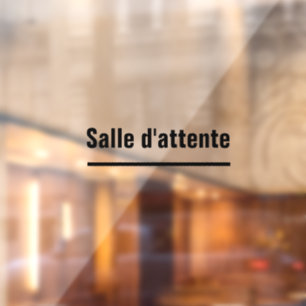 salle d attente sticker autocollant vinyl