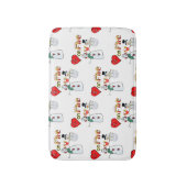 Salle de bain avec tapis de douche Heart Fire Snow (Devant (Vertical))