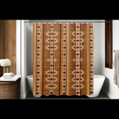 Salle de bain Douche rideau Rustique Style vertica