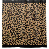 Salle de bain Empreinte de léopard rétro rideau de (Devant)