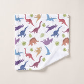 Salle de bain pour enfants Motif dinosaure (Gant de toilette)