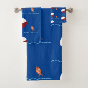 Salle de bain pour enfants Poisson et Appât