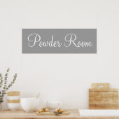 Salle de bain Powder Room Mur Art Poster Décor (Cuisine)
