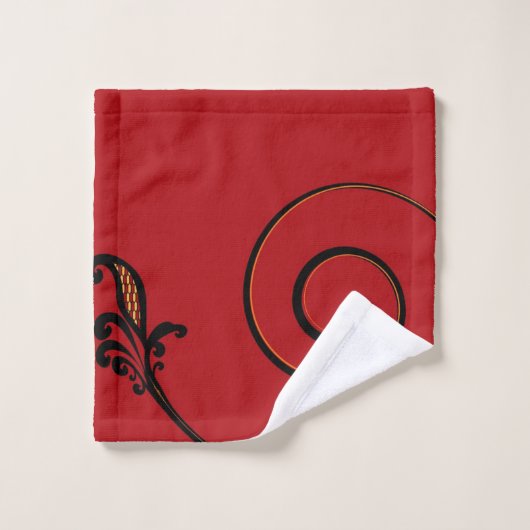Salle de bain Red Flair (Gant de toilette)