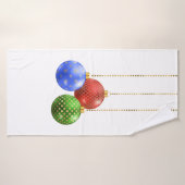 Salle de bain Serviette de Noël Ensemble Ornements (Serviette de bain)