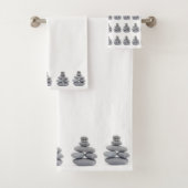 Salle de bain Serviettes Galets (En situation)