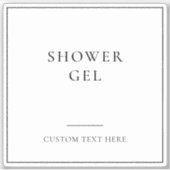 Salle de bain simple élégant Accueil Étiquette de  (Devant)