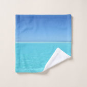 Salle de bain Tropical Ocean Blue Beach (Gant de toilette)