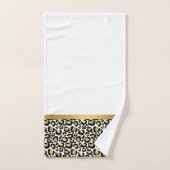 SALLE DE BAINS EN LEOPARD BLANC D'OR (Serviette à main)