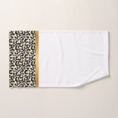 SALLE DE BAINS EN LEOPARD BLANC D'OR (Serviette à main)