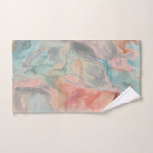 SALLE DE BAINS EN MARBRE GRAS ET SÈCHE-SERVIETTES (Serviette à main)