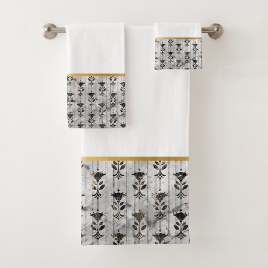 SALLE DE BAINS EN MARBRE GRIS NOIR EN MARBRE (En situation)