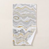 SALLE DE BAINS EN Marbre Gris Or (Serviette à main)