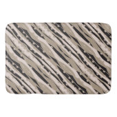 Salle De Bains Moderne Noire Et Blanc Tapis Bain M (Devant)