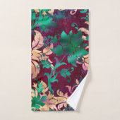 SALLE DE BAINS TROPICALE FLORALE (Serviette à main)