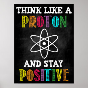 Salle de classe des sciences Poster Art