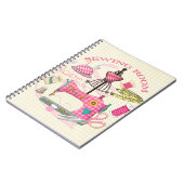 Salle de couture - Journal de couture/livre de not (Côté gauche)