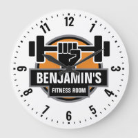Salle De Fitness Salle De Fitness Horloge Mur Pers