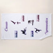 Salle de gym, Bars, Poutres, Serviette de plage de (Devant)