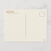 Salle de lecture Boston Massachusetts Carte postal (Dos)