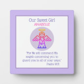 Salle de l'Enfant Basée sur la Foi Plaque de table (Devant)