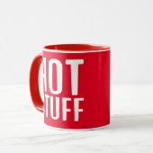 SALLE DE VALENTINE CHAUD STUFF FUNNY CAFÉ MUG (Devant gauche)