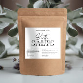 Salles de bain simples modernes Étiquette de produ