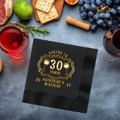 Salles de vin à 30 ans Anniversaire Nom