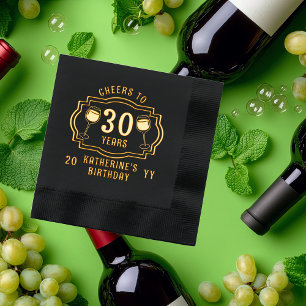 Salles de vin à 30 ans Anniversaire Nom