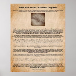 Sallie Ann Jarrett, Burgeroorlog Dog Hero Poster