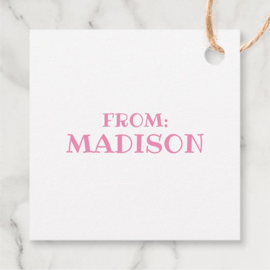 Sally Brown Dancing Bedankjes Labels (Achterkant)