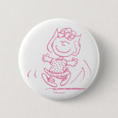 Sally Brown Dancing Ronde Button 5,7 Cm (Voorkant)