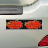 "Sally" Dbl.Sticker Bumpersticker (Op auto)