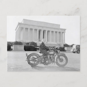 Sally en Her Harley Briefkaart