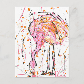 Sally Flamingo Briefkaart