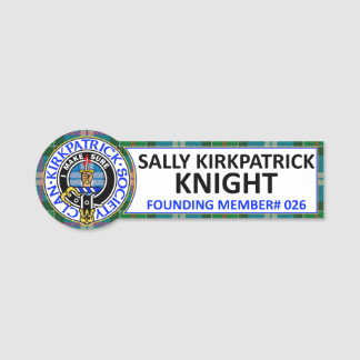 Sally Kirkpatrick Knight CKS naam badge
