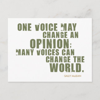 Sally McLean Quote Briefkaart