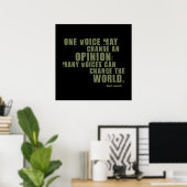 Sally McLean Quote Poster (Thuiskantoor)