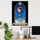 Sally Ride Memorial Poster (Thuiskantoor)