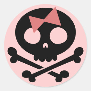 Sally Roger-bw Ronde Sticker