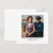 Sally sells seashells by the seashore kaart (Voorkant / Achterkant)