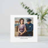 Sally sells seashells by the seashore kaart (Staand voorkant)