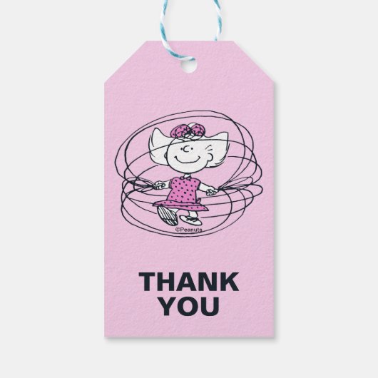 Sally Spelling sprinkphoek Cadeaulabel (Achterkant)