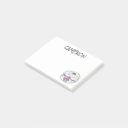 Sally Spelling sprinkphoek Post-it® Notes (Schuin)